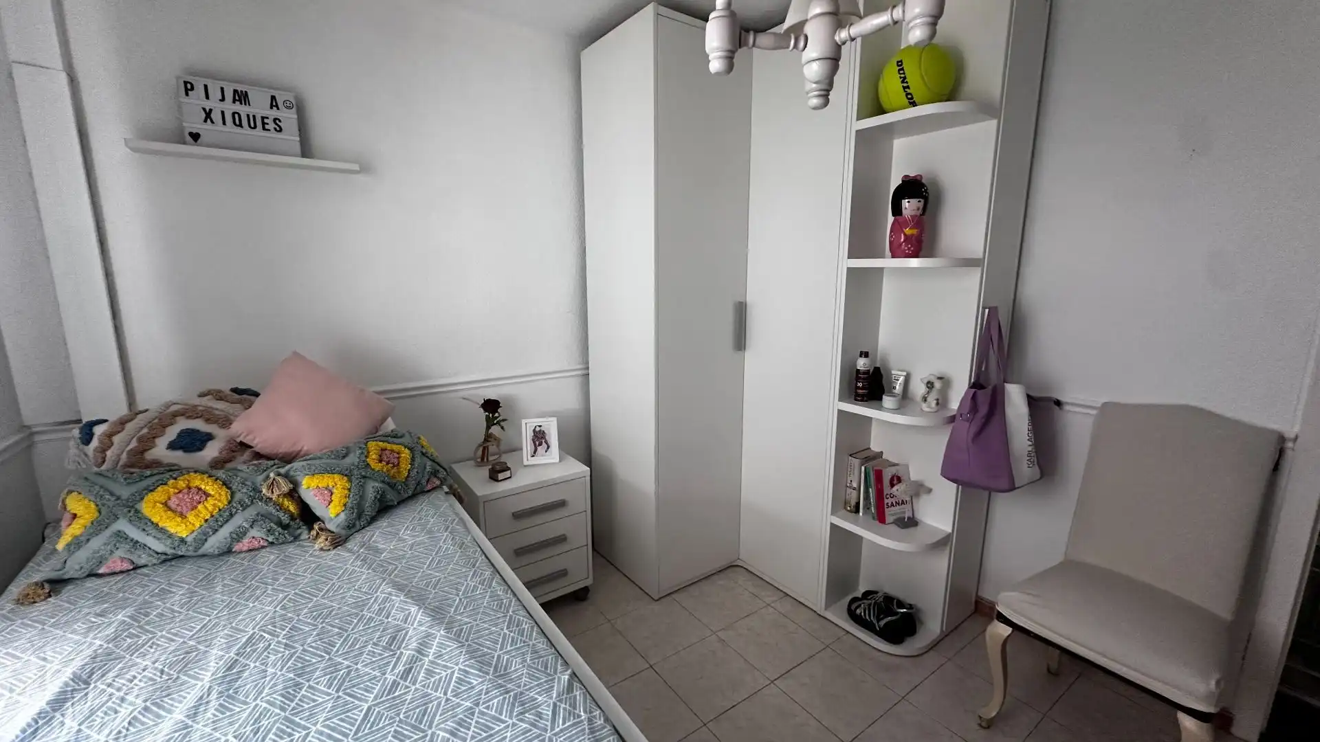 Schlafzimmer von Wohnung zur Miete in Tortosa mit Klimaanlage, Heizung und Terrasse