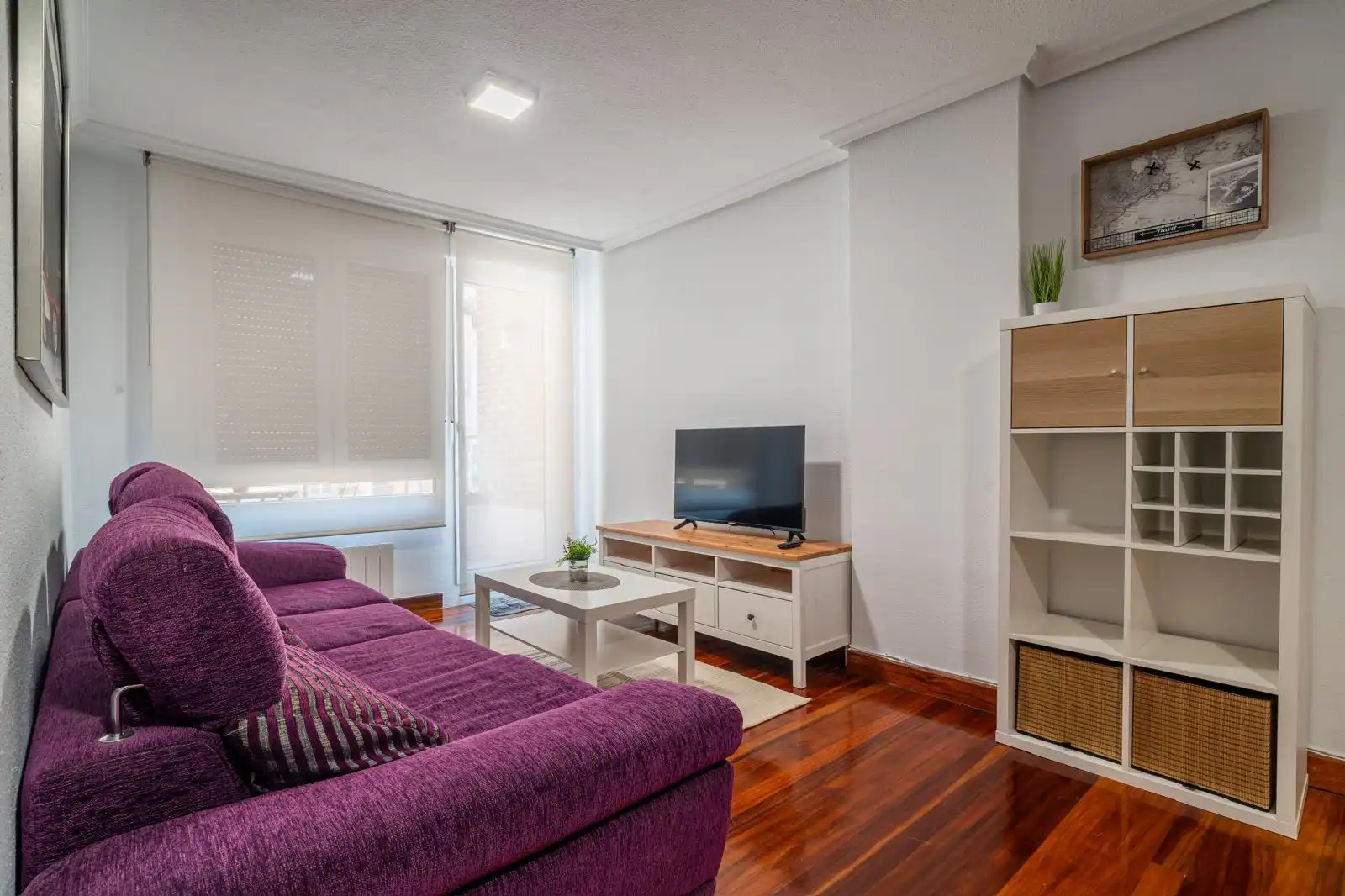 Wohnzimmer von Wohnung zur Miete in Santander mit Heizung, Möbliert und Ofen