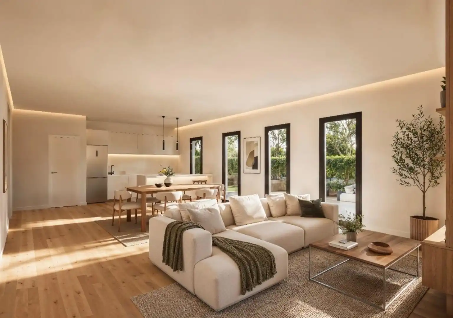Sala d'estar de Casa o xalet en venda en Fuencarral - El Pardo