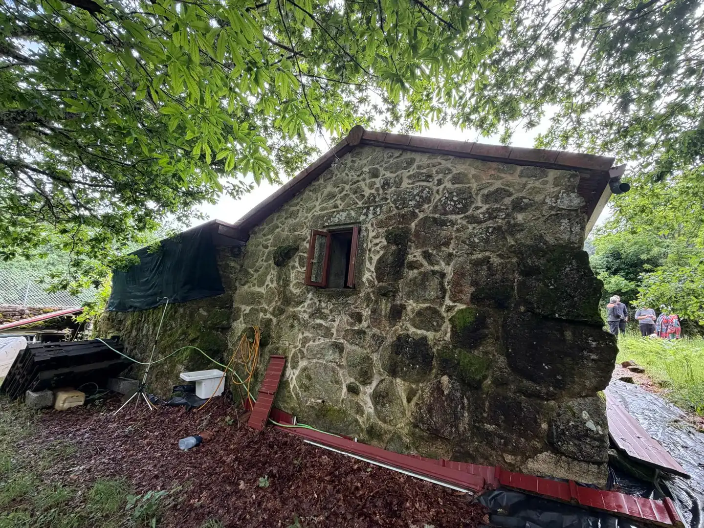 Vista exterior de Casa o chalet en venta en A Cañiza   con Jardín privado