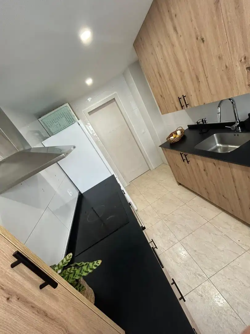 Kitchen of Flat for rent in Cunit  with Air Conditioner, Terrace and Furnished