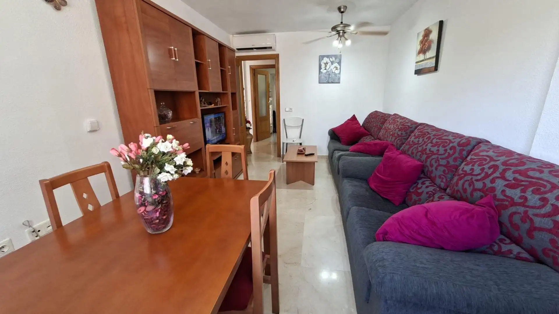 Living room of Flat for sale in Benidorm  with Air Conditioner, Heating and Private garden