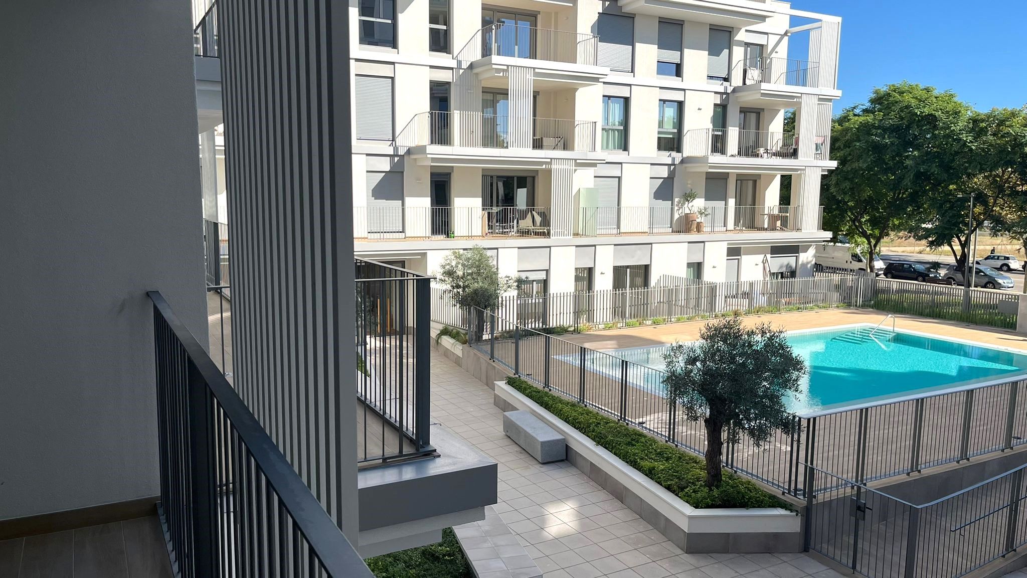 Piscina de Apartament de lloguer en  Palma de Mallorca amb Aire condicionat i Piscina comunitària