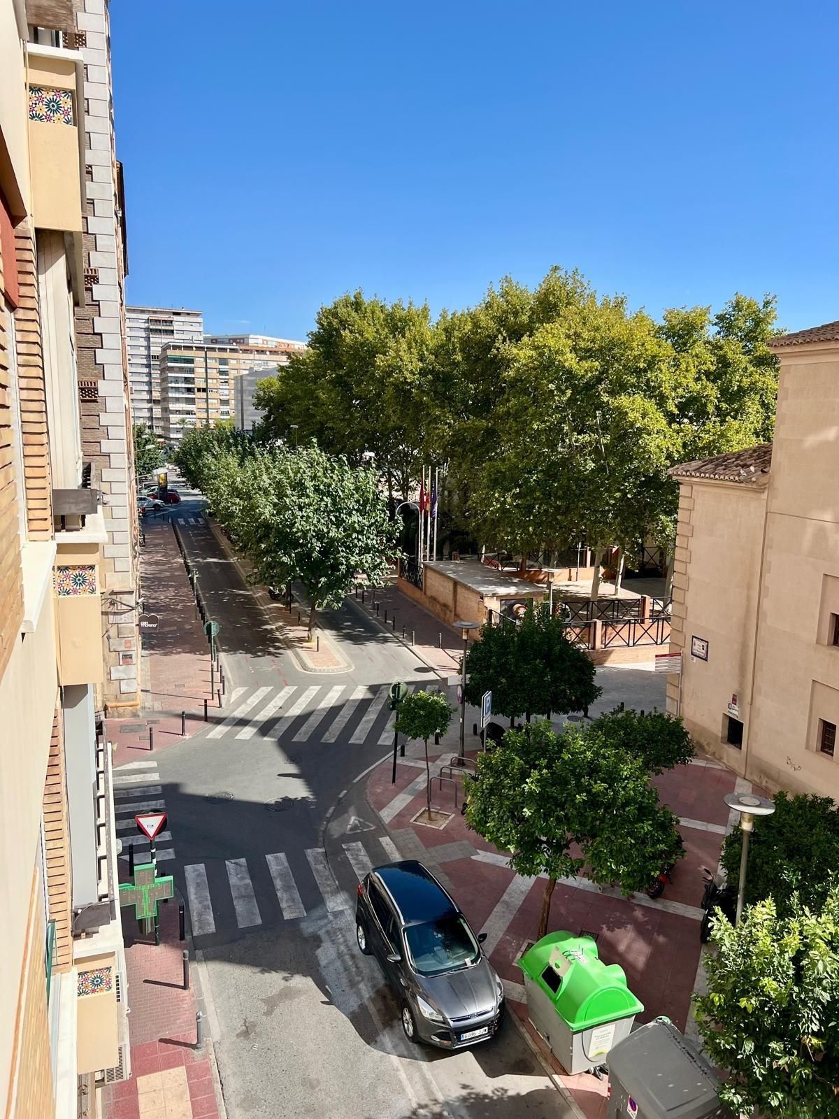 Vista exterior de Pis de lloguer en  Murcia Capital amb Aire condicionat, Terrassa i Balcó