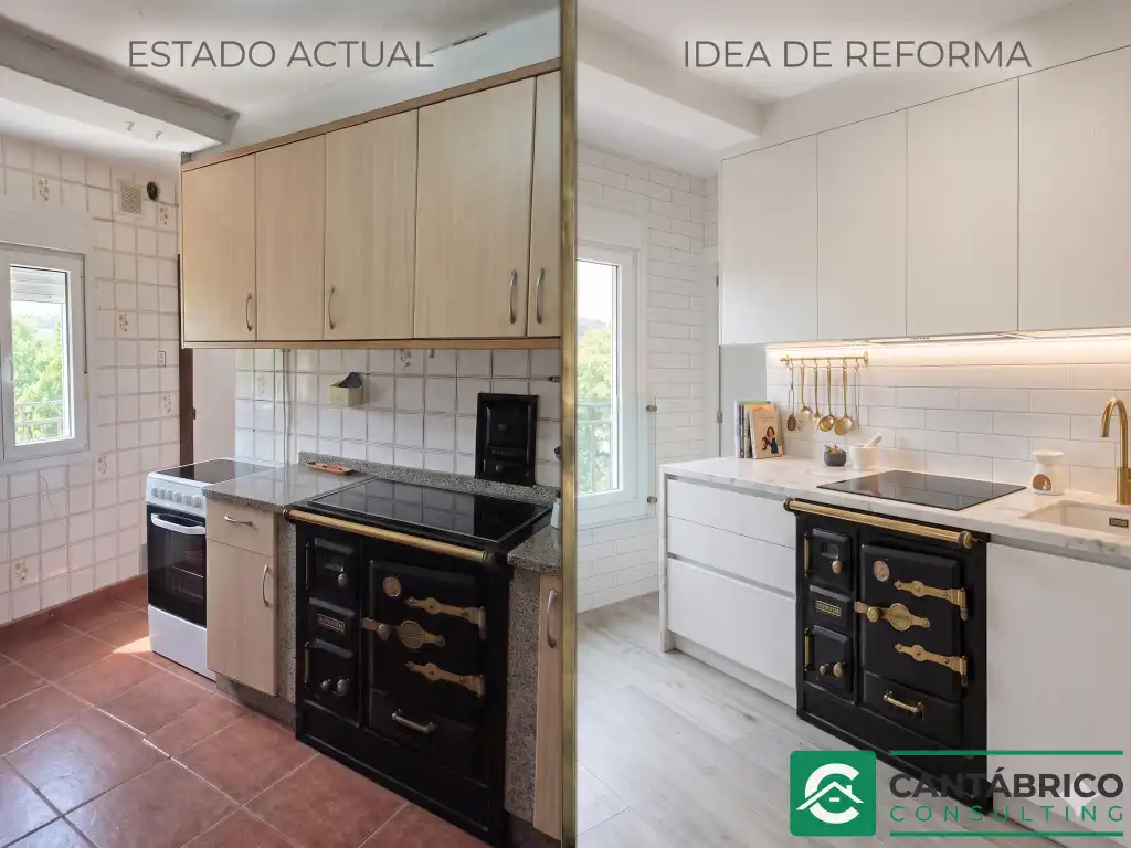 Cuina de Casa o xalet en venda en Villayón amb Terrassa, Traster i Moblat