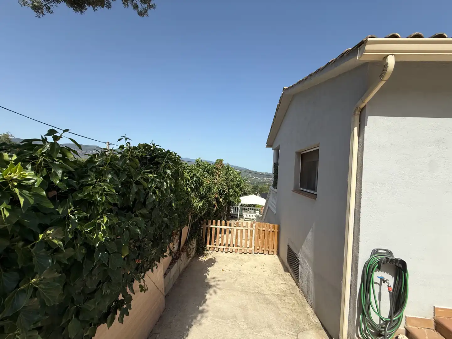 Terrasse von Haus oder Chalet zum Verkauf in Bigues i Riells del Fai mit Klimaanlage, Privatgarten und Schwimmbad