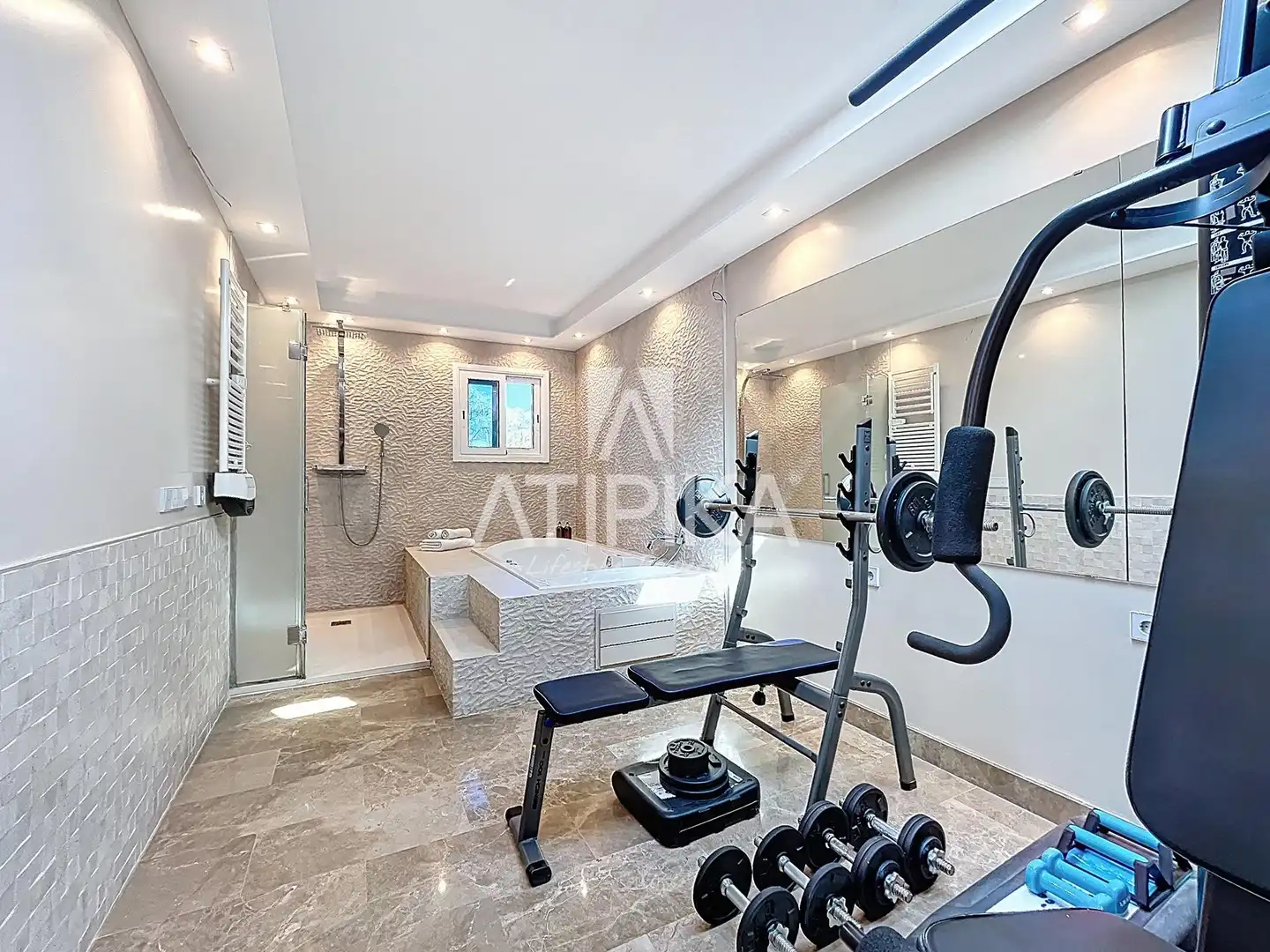 Baño de Casa o chalet de alquiler en Castelldefels con Aire acondicionado, Calefacción y Terraza