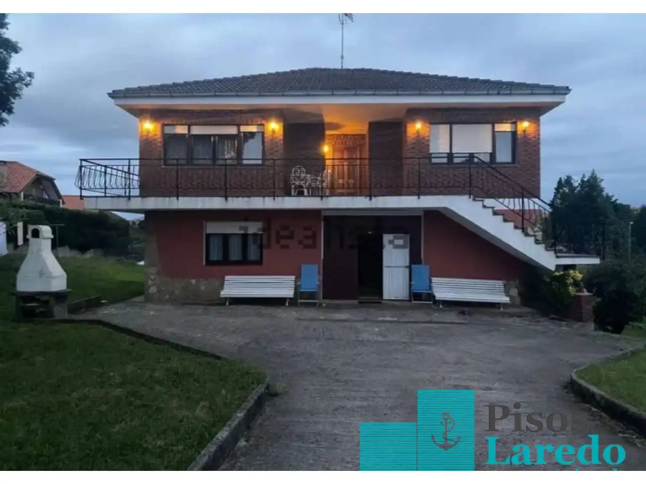 Exterior view of Houses for sale in Argoños   with Heating, Private garden and Parquet flooring