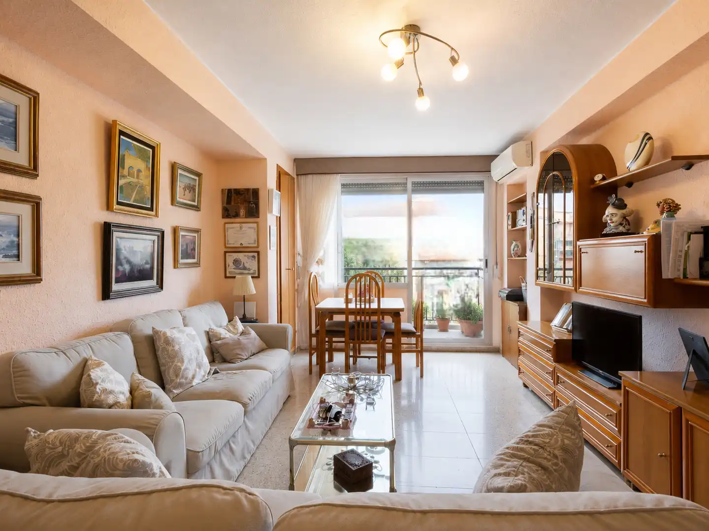 Sala de estar de Piso en venta en Málaga con Terraza