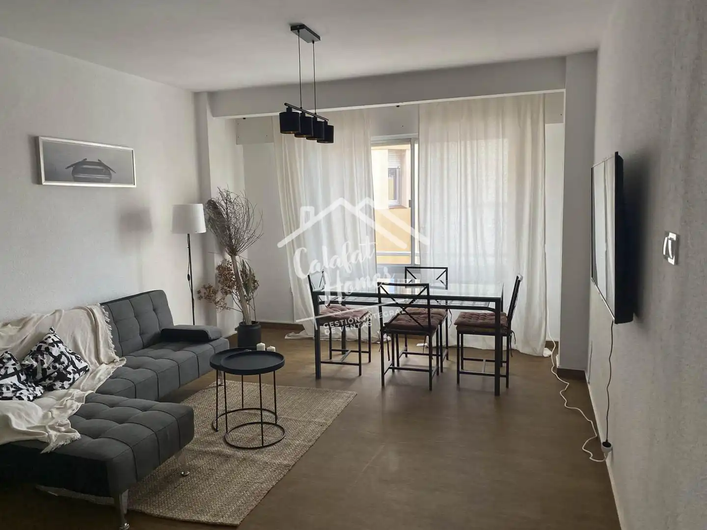 Wohnzimmer von Wohnung zum Verkauf in L'Ametlla de Mar  mit Klimaanlage und Mikrowelle