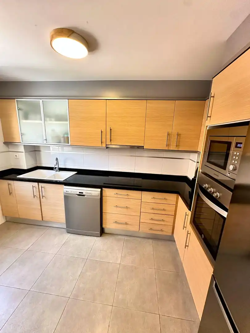 Cuina de Dúplex en venda en Vilallonga / Villalonga amb Aire condicionat, Calefacció i Terrassa
