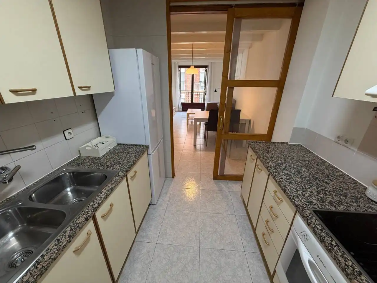 Cocina de Piso de alquiler en Igualada con Terraza, Amueblado y Balcón