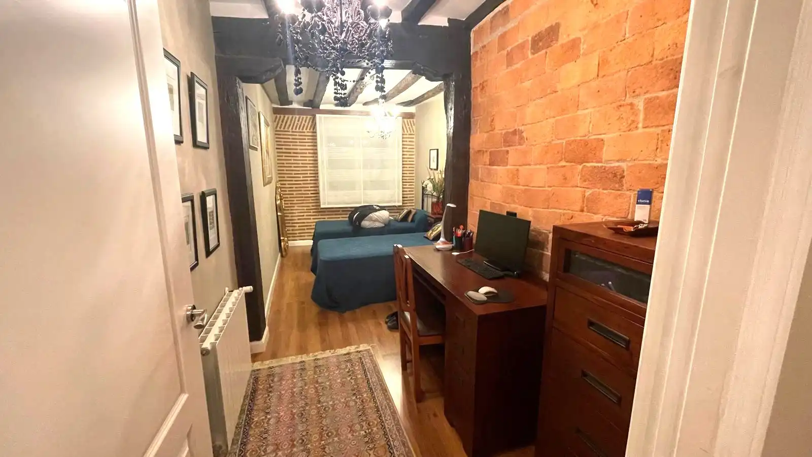 Bedroom of Flat for sale in Castro-Urdiales  with Heating, Furnished and Balcony