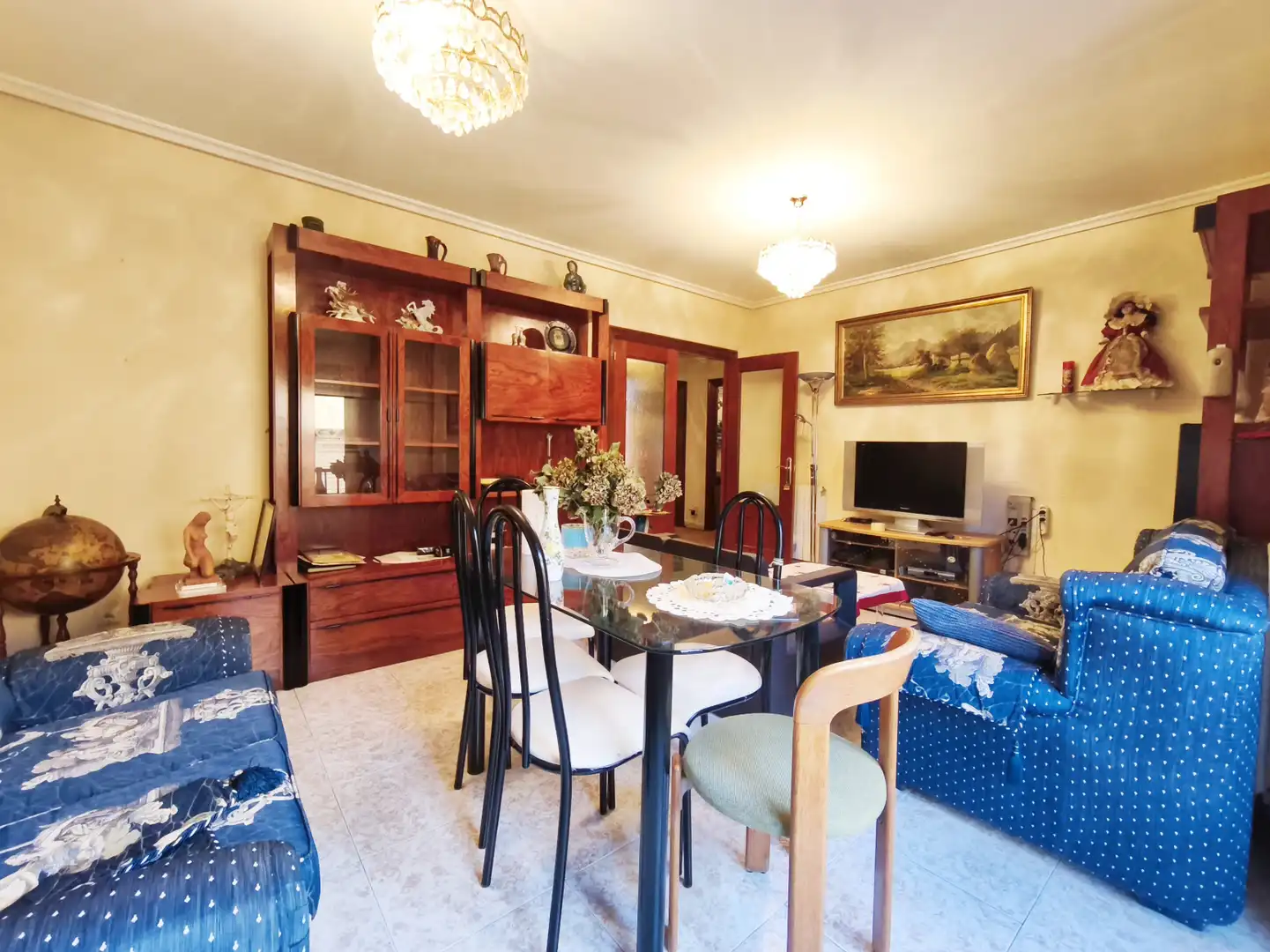 Living room of Houses for sale in Lanciego / Lantziego  with Heating, Terrace and Balcony