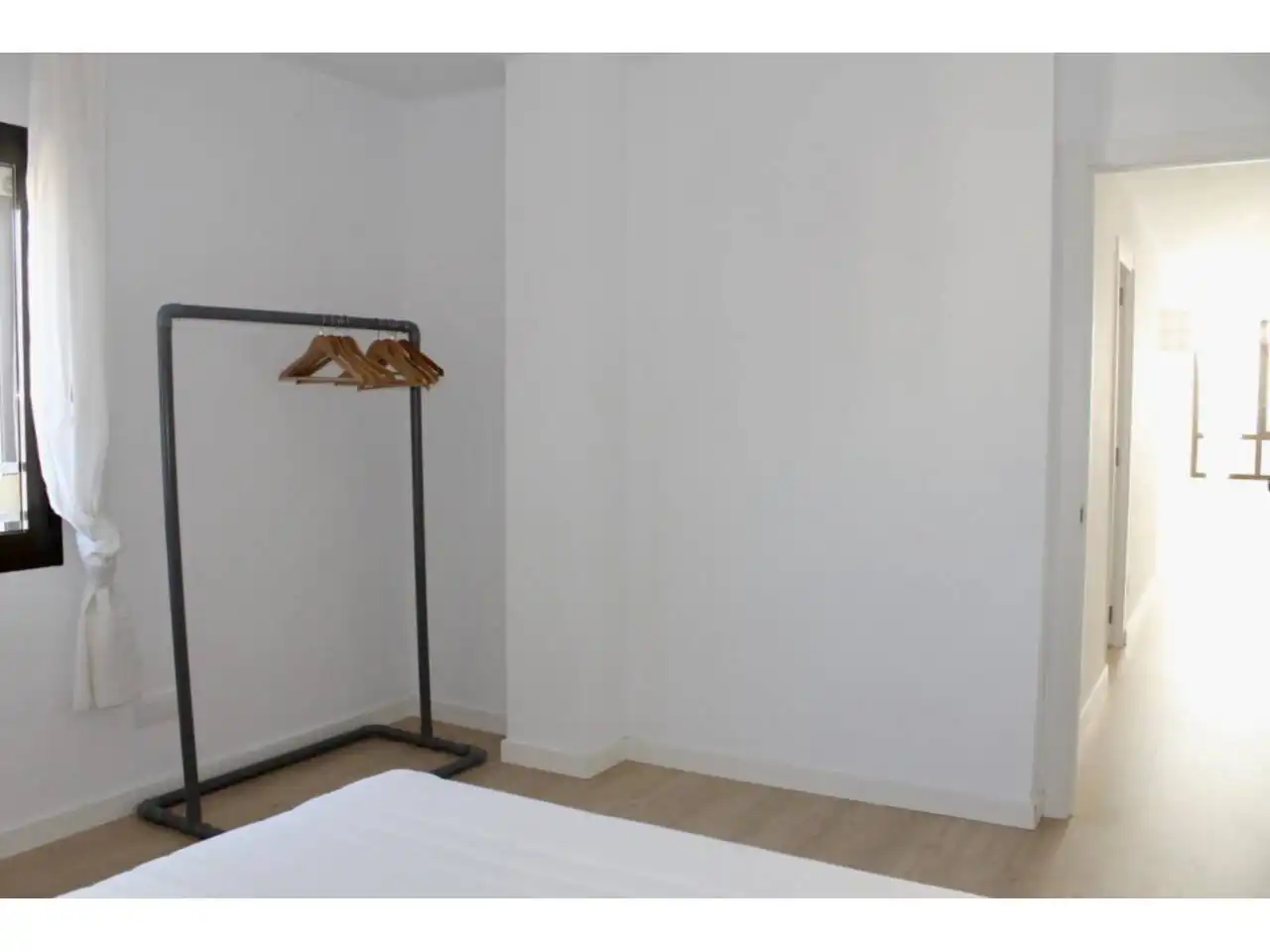 Schlafzimmer von Wohnung zur Miete in  Palma de Mallorca mit Klimaanlage, Heizung und Parkett