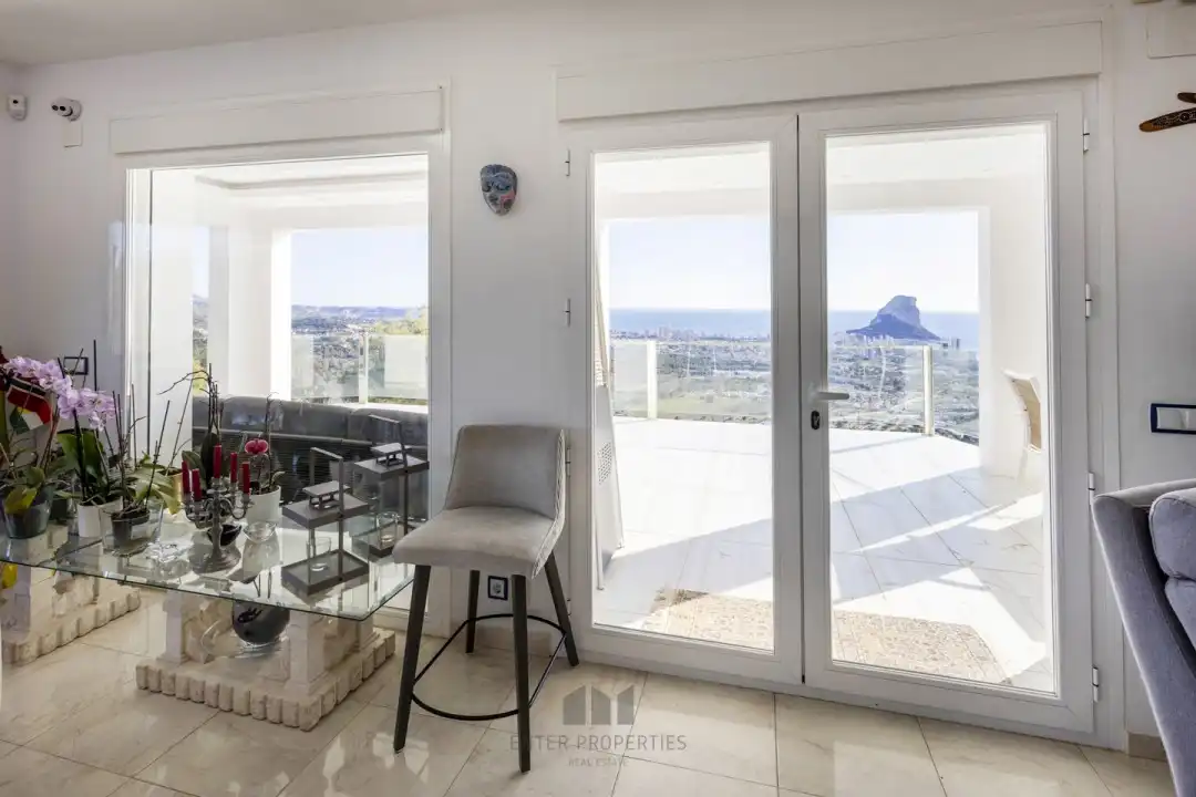 Exterior view of Flat for rent in Calpe / Calp  with Air Conditioner, Heating and Terrace