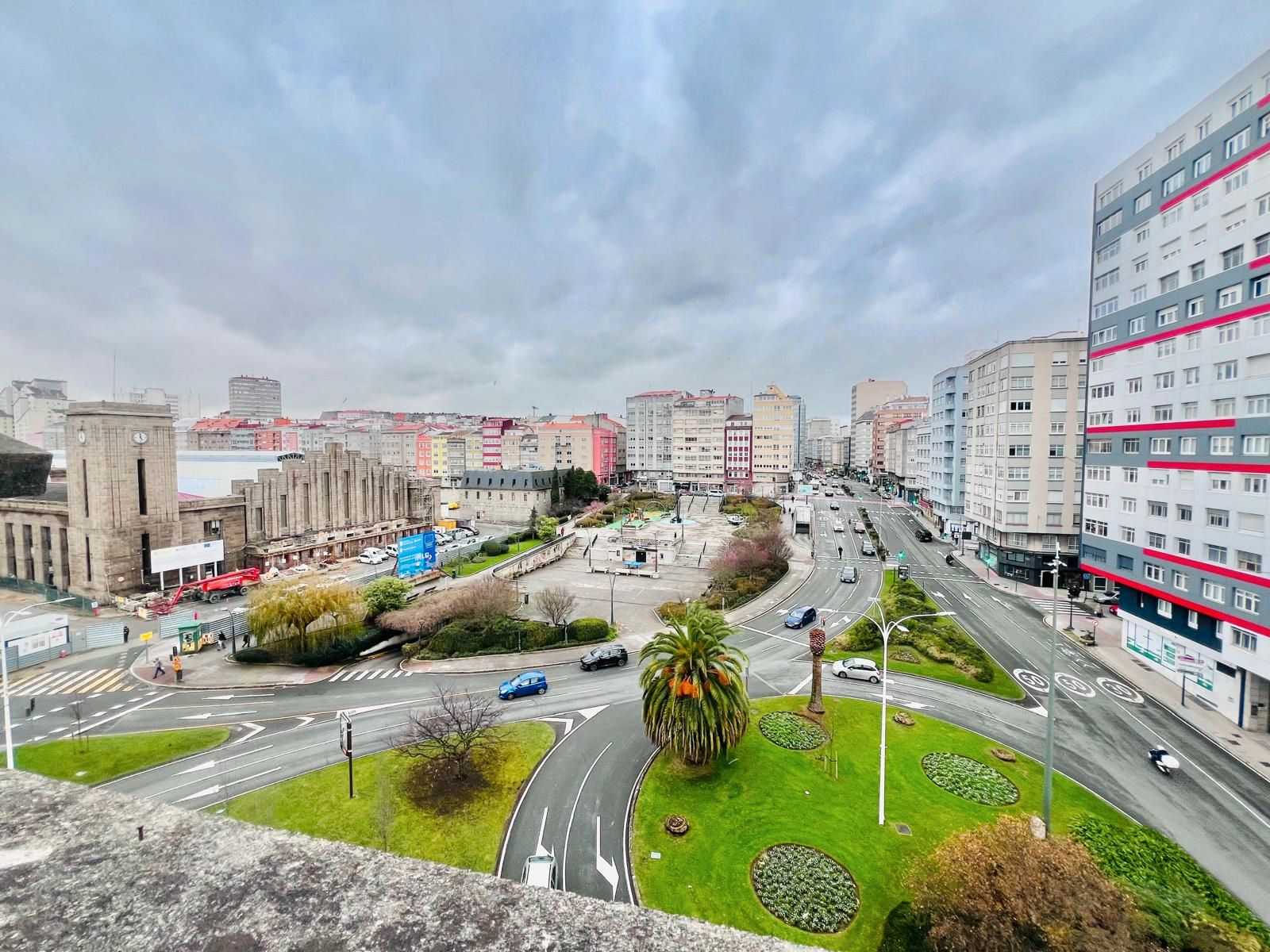 Vista exterior de Piso en venta en A Coruña Capital  con Calefacción, Terraza y Amueblado