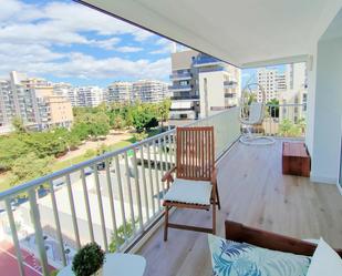 Exterior view of Flat for sale in El Campello  with Air Conditioner, Terrace and Storage room