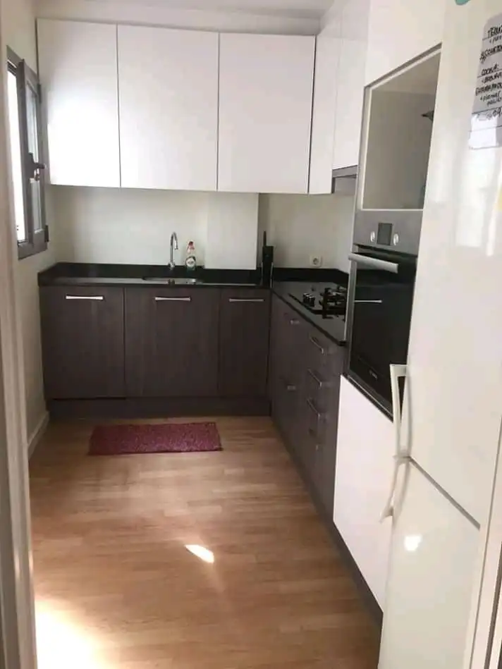 Küche von Wohnung zur Miete in Vilanova i la Geltrú mit Heizung, Terrasse und Möbliert