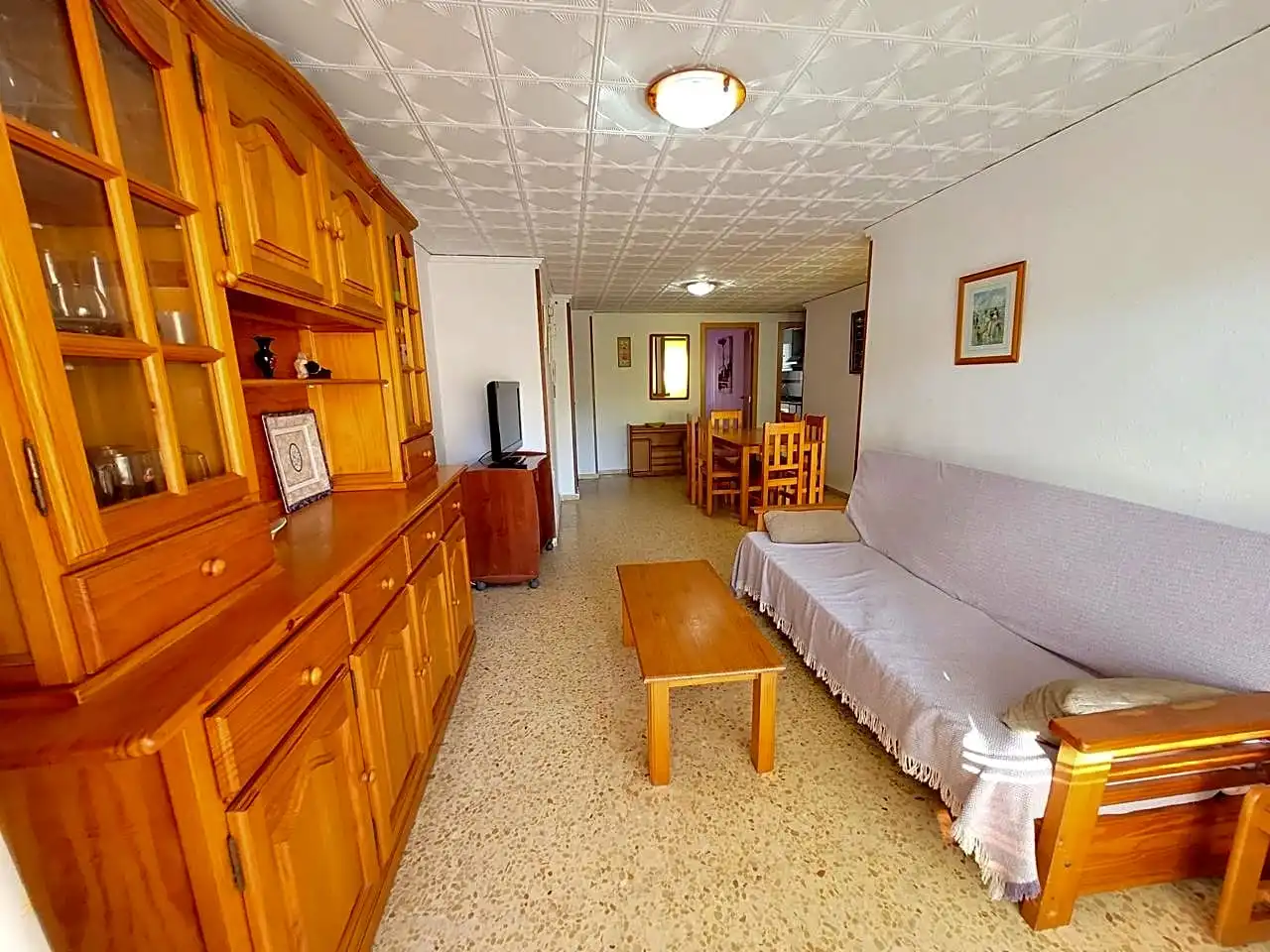 Sala de estar de Apartamento de alquiler en Miramar, Valencia
