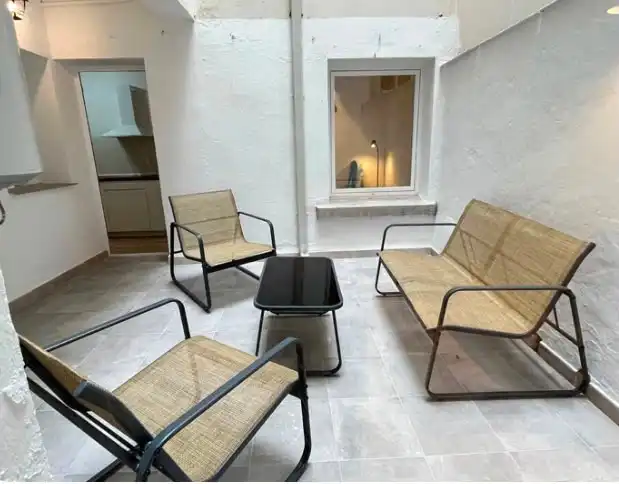 Terraza de Piso de alquiler en Cuenca con Calefacción, Amueblado y Horno