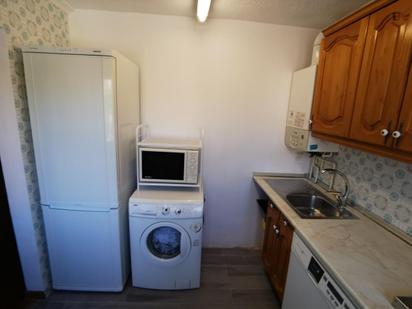 Kitchen of Apartment to rent in  Madrid Capital  with Heating, Furnished and Washing machine