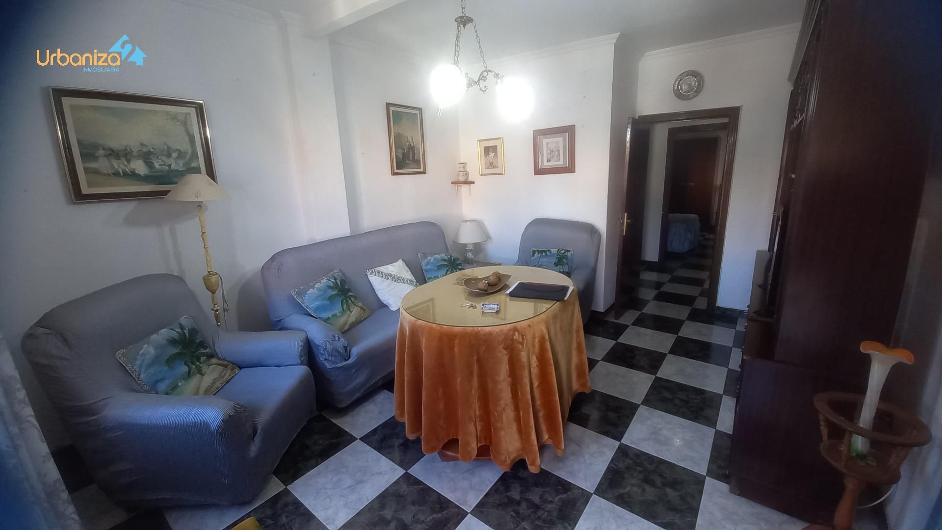 Living room of Flat for sale in Badajoz Capital  with Terrace and Balcony