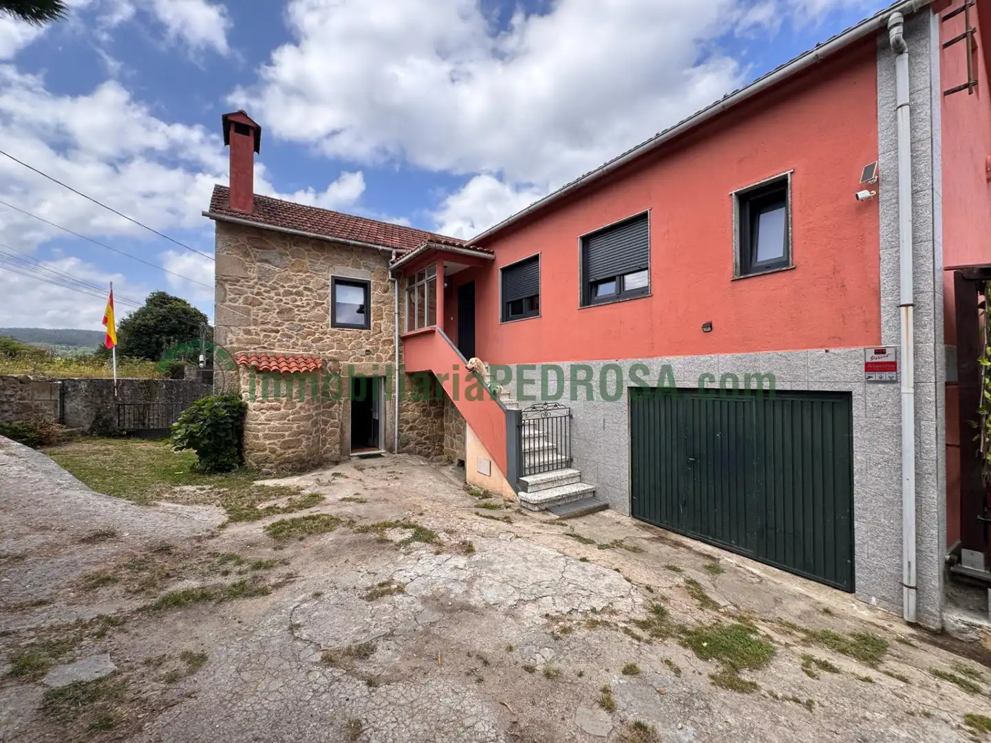 Vista exterior de Finca rústica en venda en Moraña