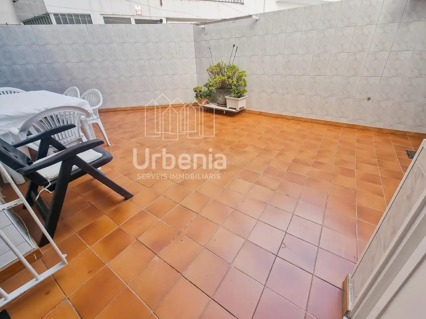 Garden of Flat for sale in Mataró  with Air Conditioner, Heating and Terrace