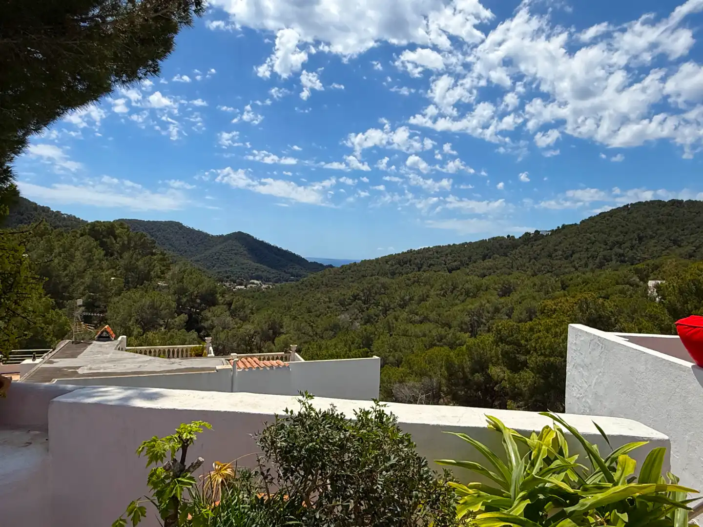 Außenansicht von Dachboden zum Verkauf in Santa Eulària des Riu mit Klimaanlage, Heizung und Terrasse