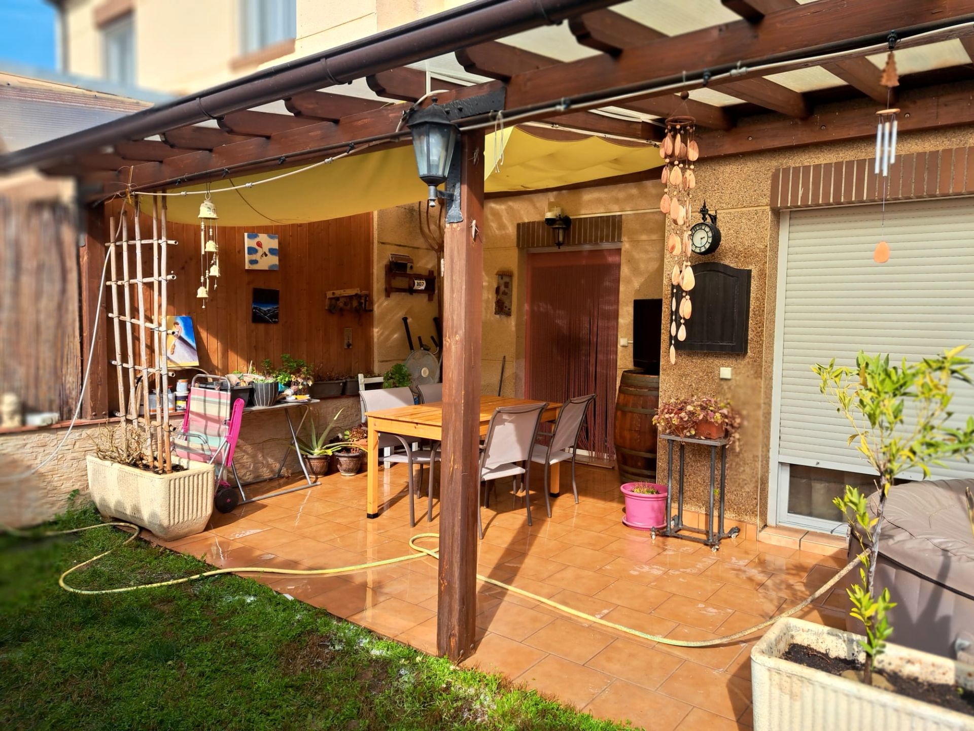 Terrace of Single-family semi-detached for sale in Siétamo