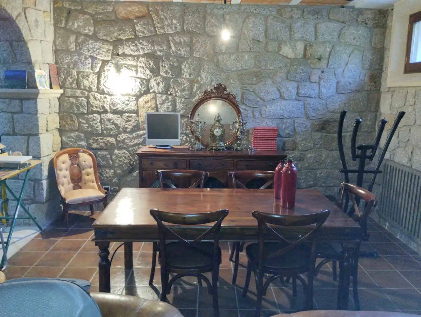 Dining room of Houses for sale in El Escorial  with Air Conditioner, Heating and Private garden