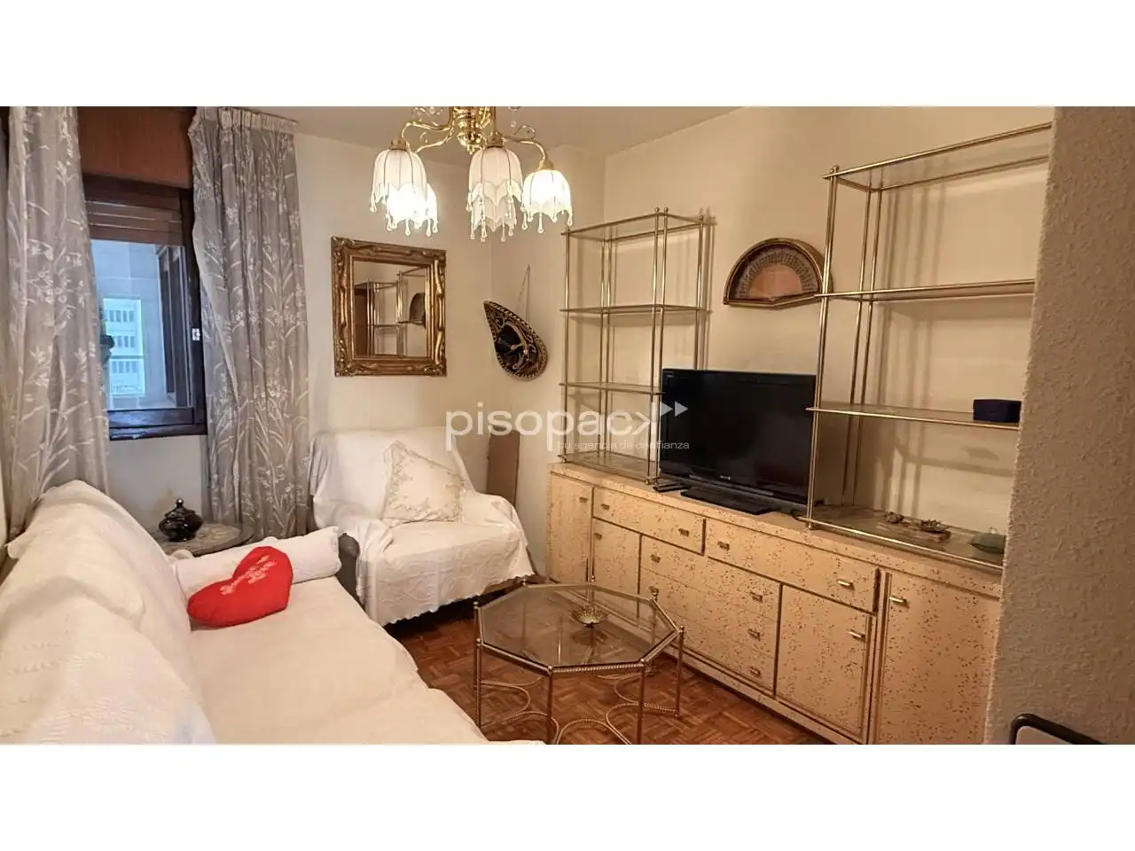 Living room of Flat for sale in  Pamplona / Iruña  with Heating, Terrace and Storage room