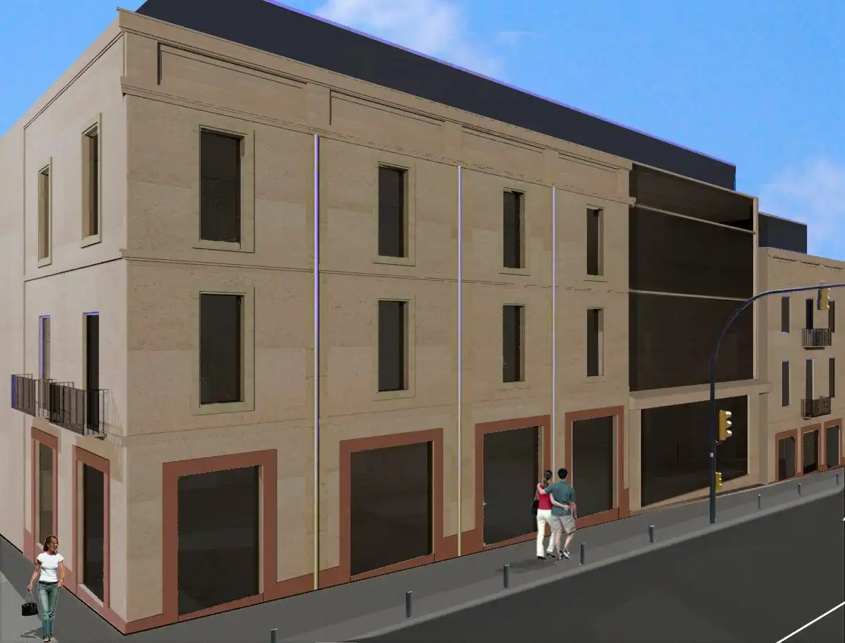 Vista exterior de Edificio en venta en Figueres