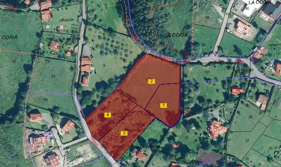 Lands and plots for sale in Camino Coria a Santurio 609
