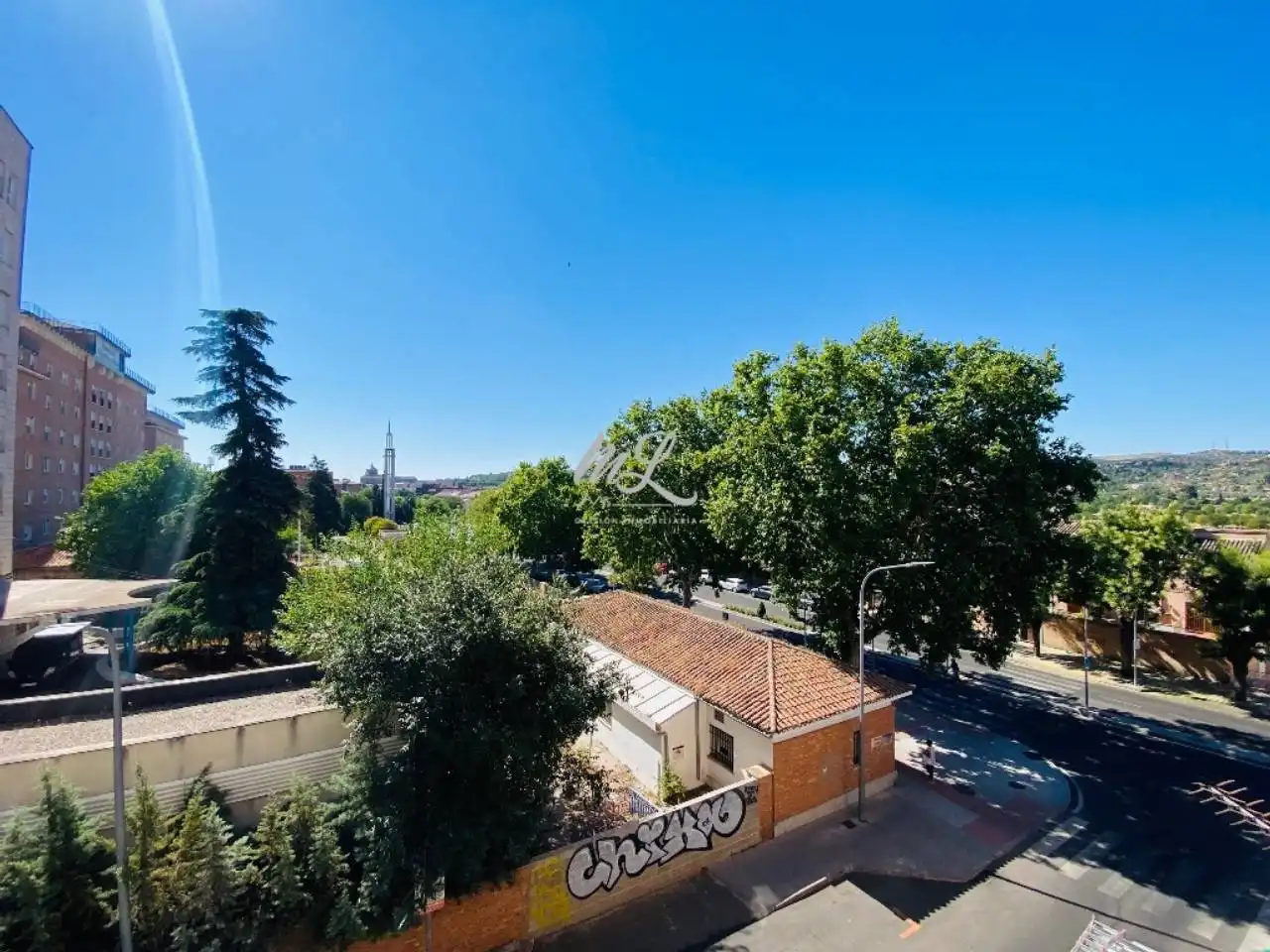 Vista exterior de Piso en venta en Toledo con Calefacción, Parquet y Terraza