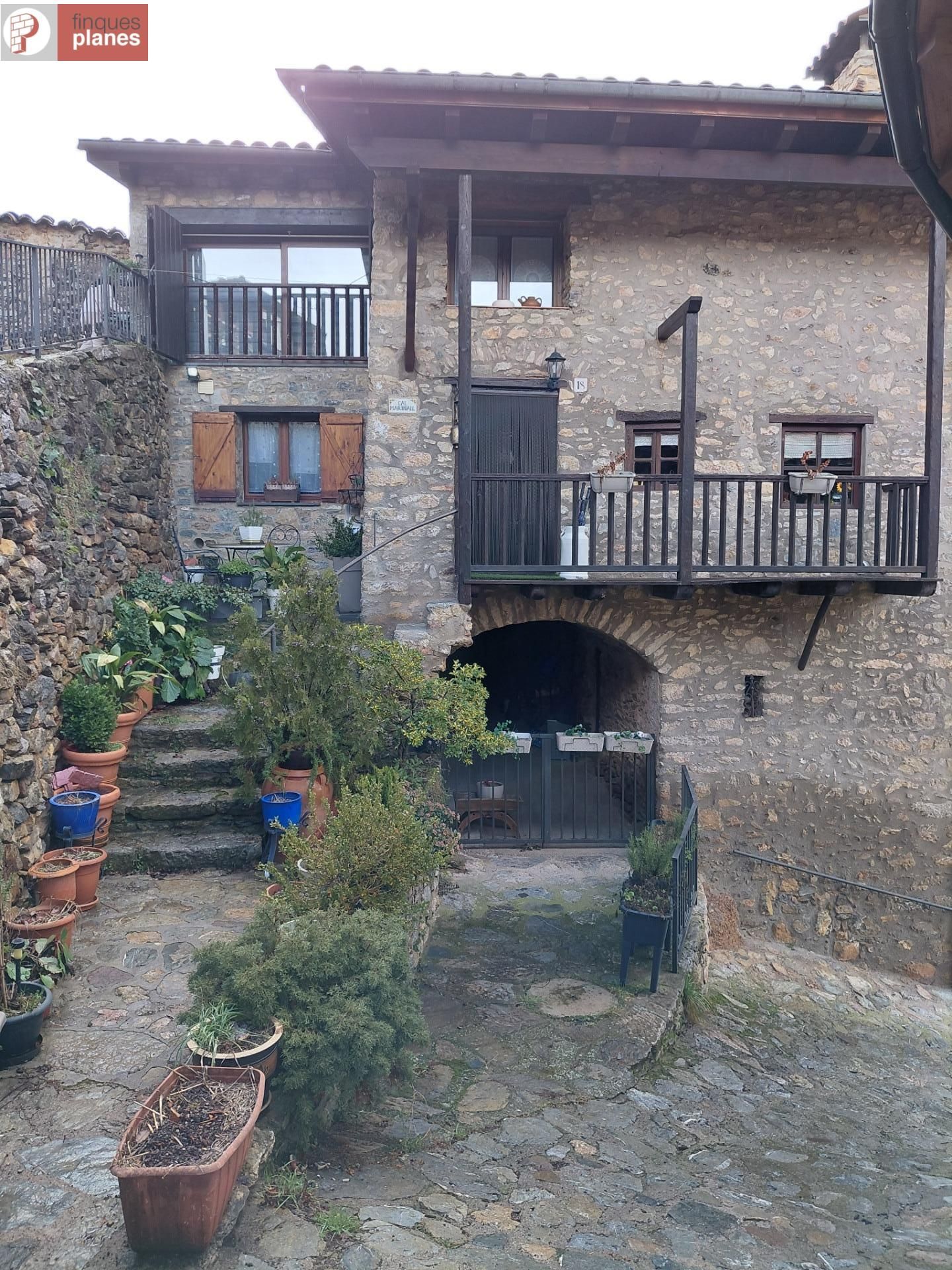 Vista exterior de Finca rústica en venda en Arsèguel amb Aire condicionat i Terrassa
