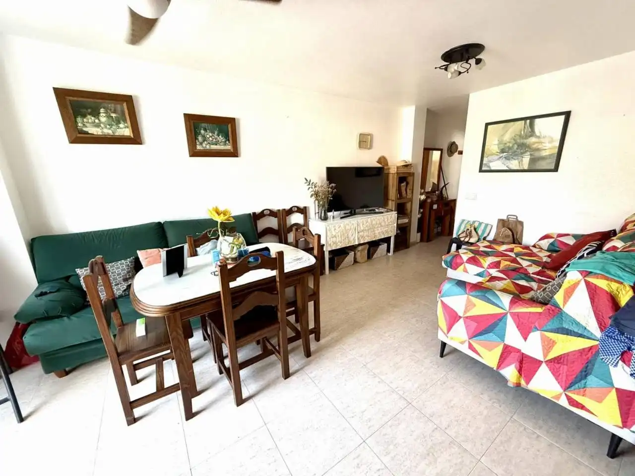 Sala d'estar de Apartament en venda en El Ejido amb Aire condicionat i Terrassa