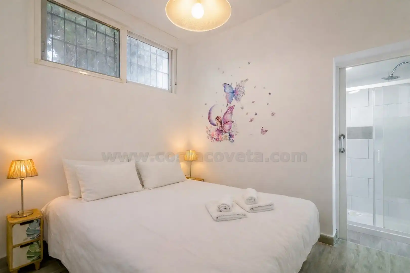 Bedroom of Houses for sale in El Campello  with Air Conditioner, Private garden and Terrace