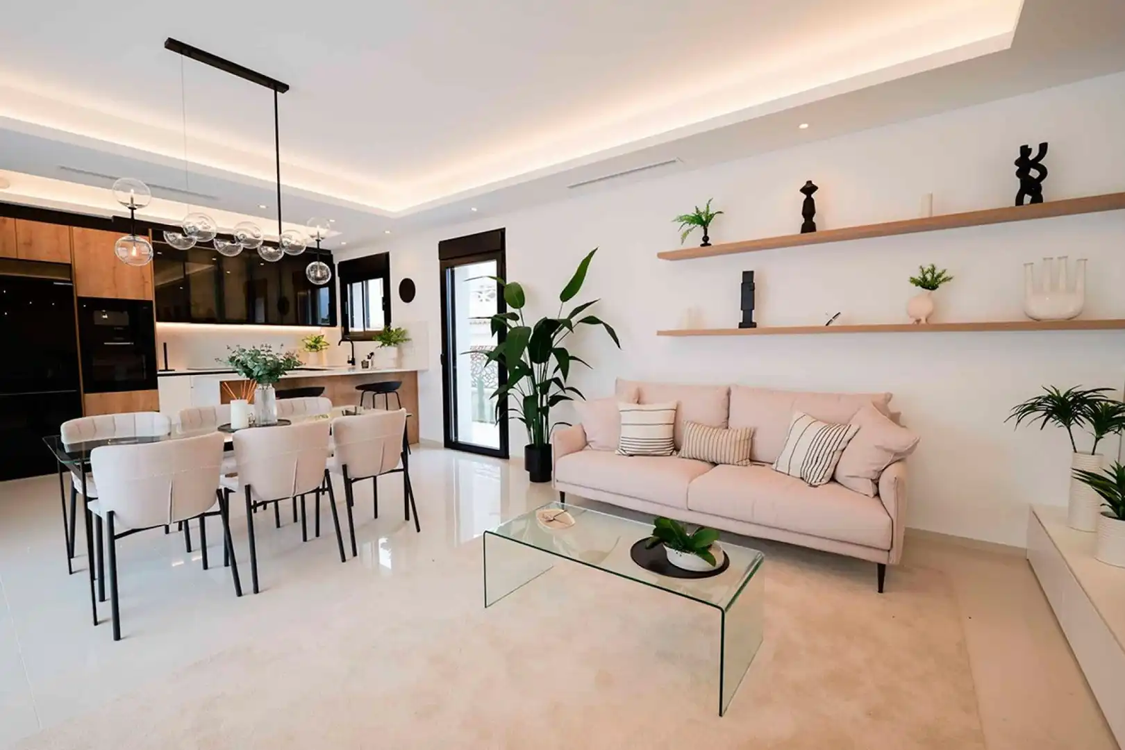 Sala d'estar de Casa o xalet en venda en Rojales amb Aire condicionat, Jardí privat i Terrassa