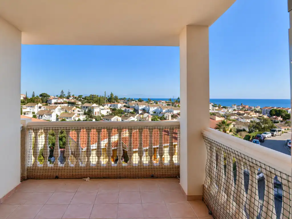 Balcony of Flat for sale in Los Boliches 