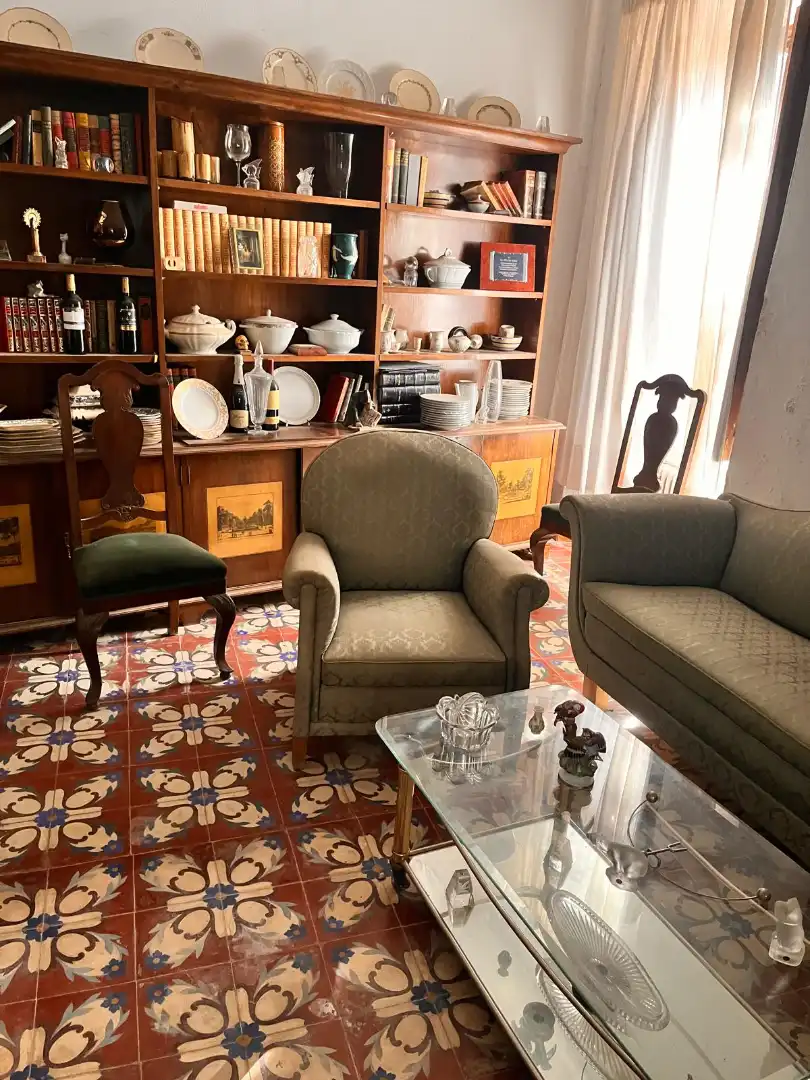 Sala de estar de Casa o chalet en venta en El Peral   con Calefacción, Terraza y Trastero