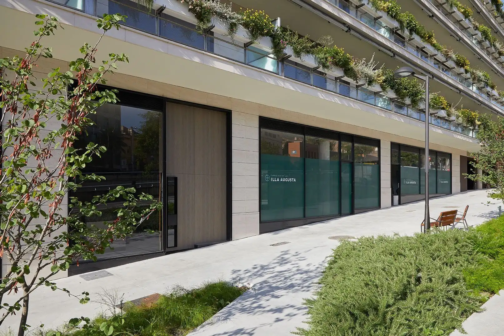 Vista exterior de Pis de lloguer en Barcelona amb Aire condicionat, Calefacció i Jardí privat