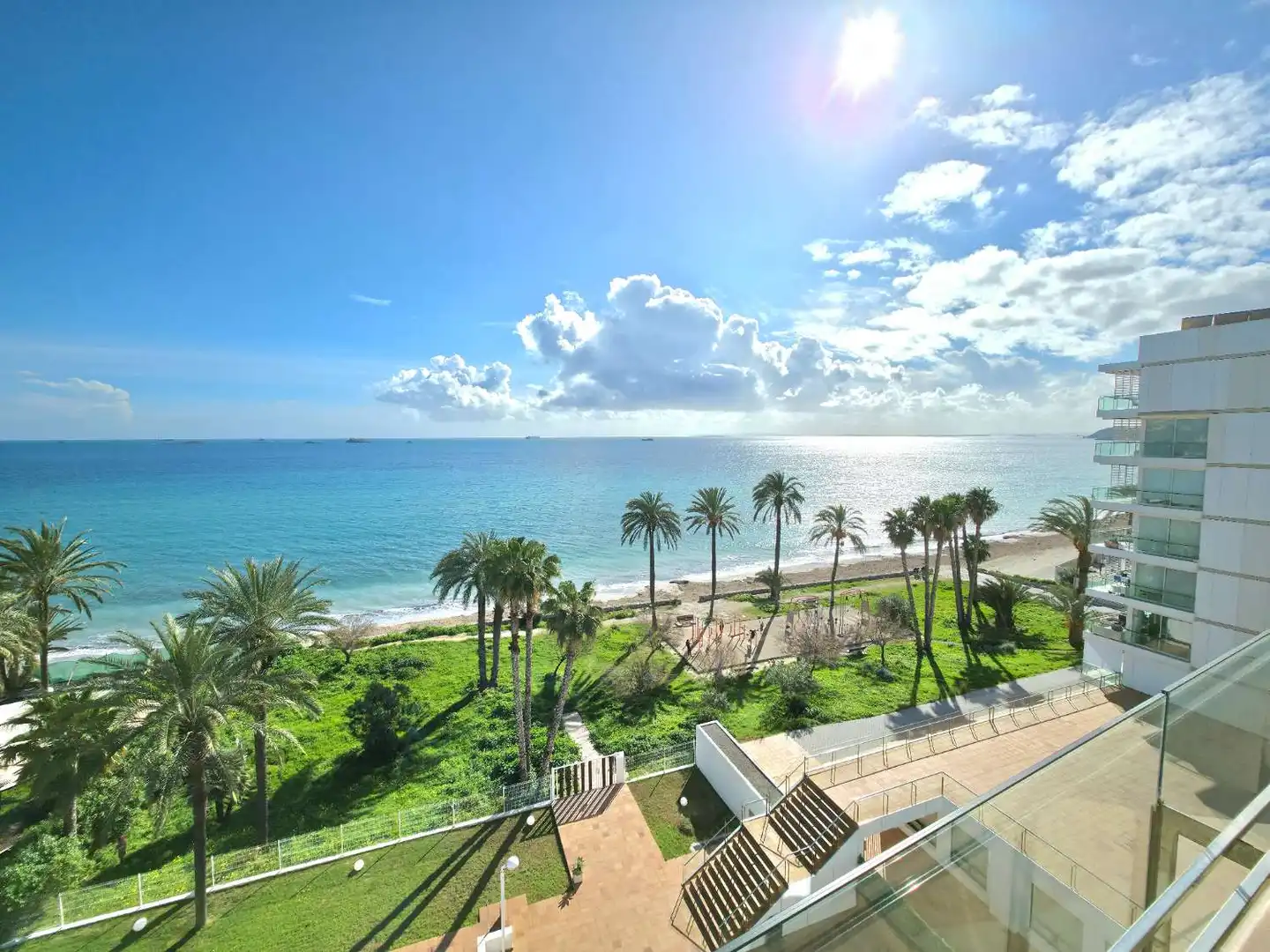 Garden of Apartments for sale in Eivissa  with Air Conditioner, Heating and Terrace