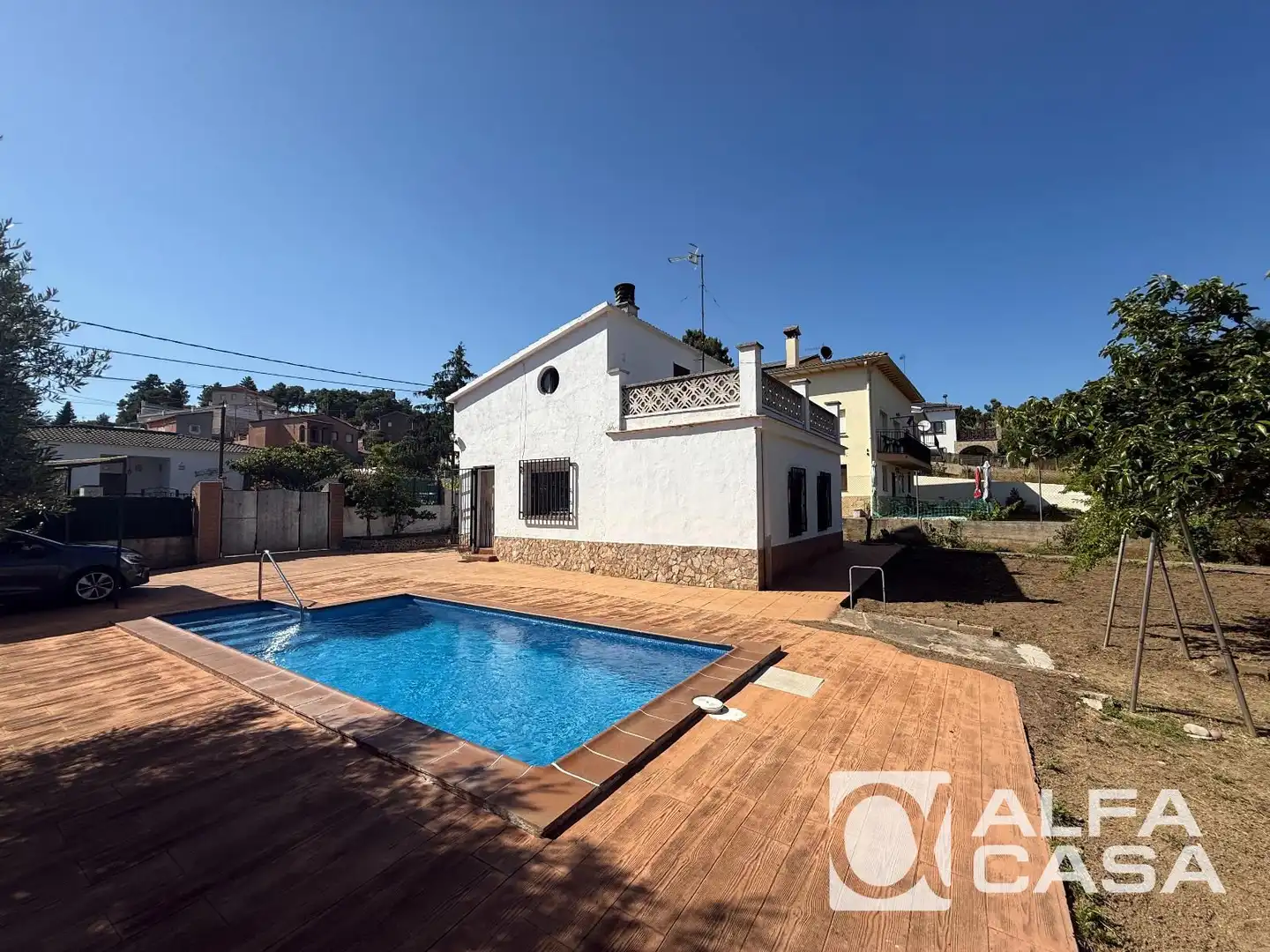 Vista exterior de Casa o chalet en venta en Vidreres con Terraza, Trastero y Piscina