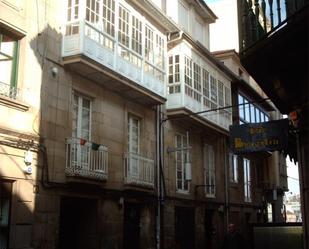 Exterior view of Single-family semi-detached for sale in Pontevedra Capital   with Private garden, Furnished and Balcony