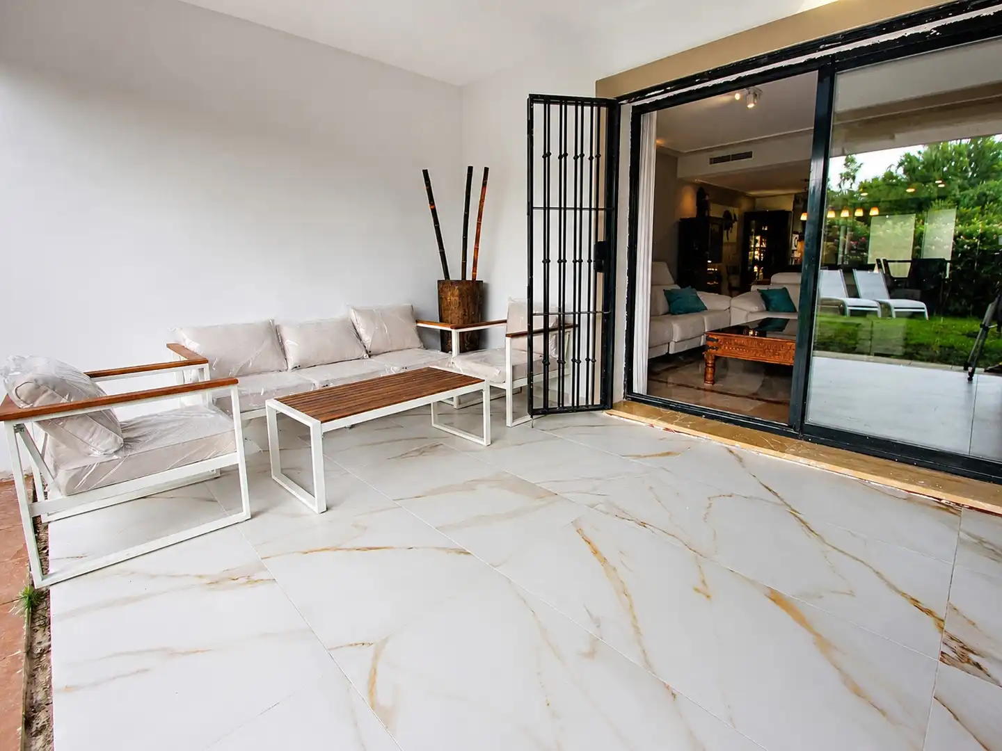 Terrace of Houses for rent in Marbella  with Air Conditioner, Heating and Private garden