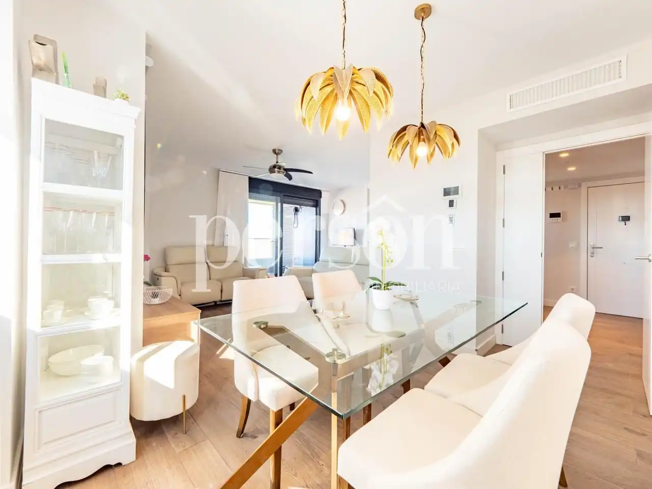 Esszimmer von Wohnung zum Verkauf in Valencia mit Klimaanlage, Terrasse und Schwimmbad