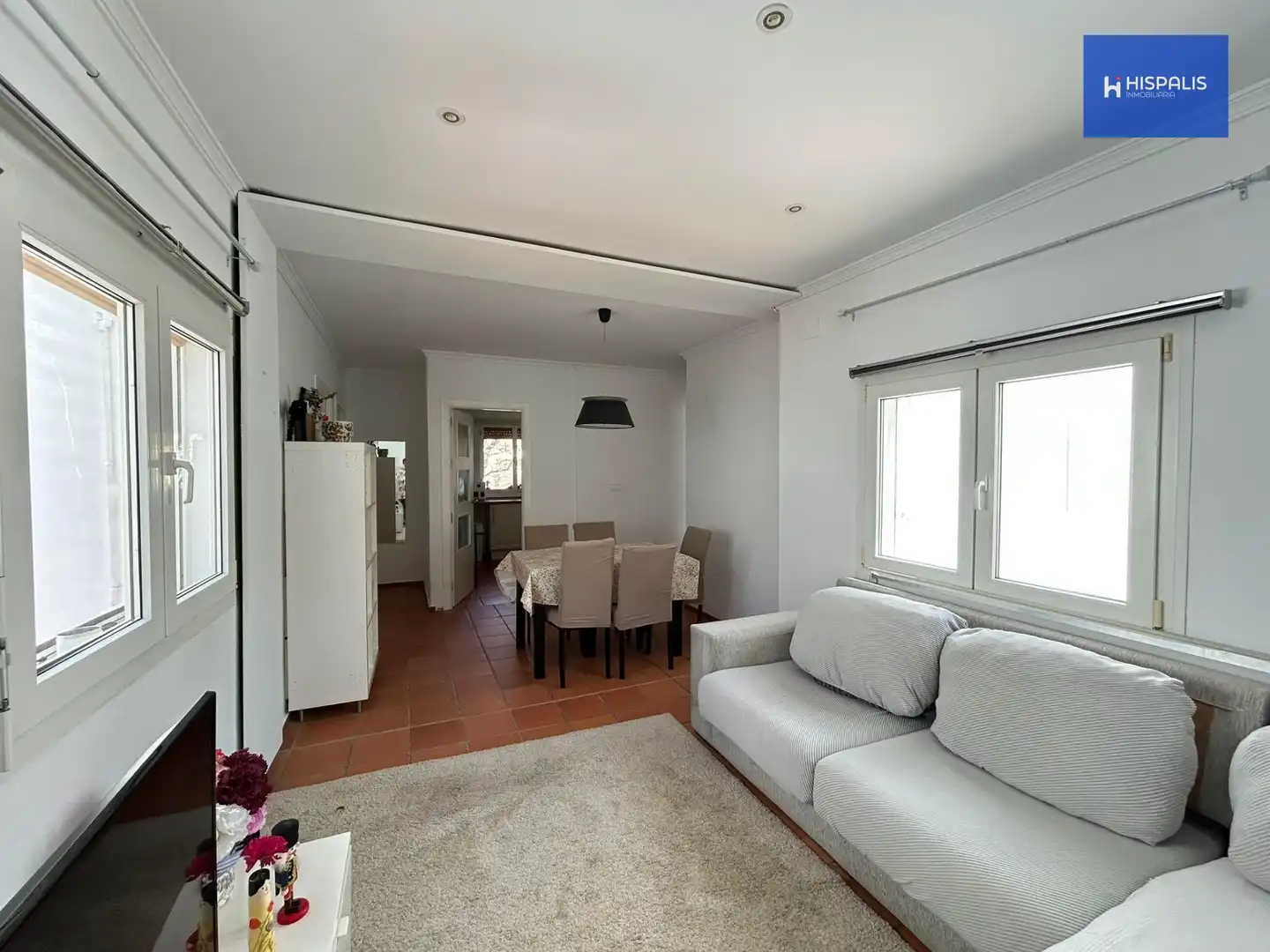 Sala de estar de Piso en venta en Sevilla con Aire acondicionado, Parquet y Amueblado