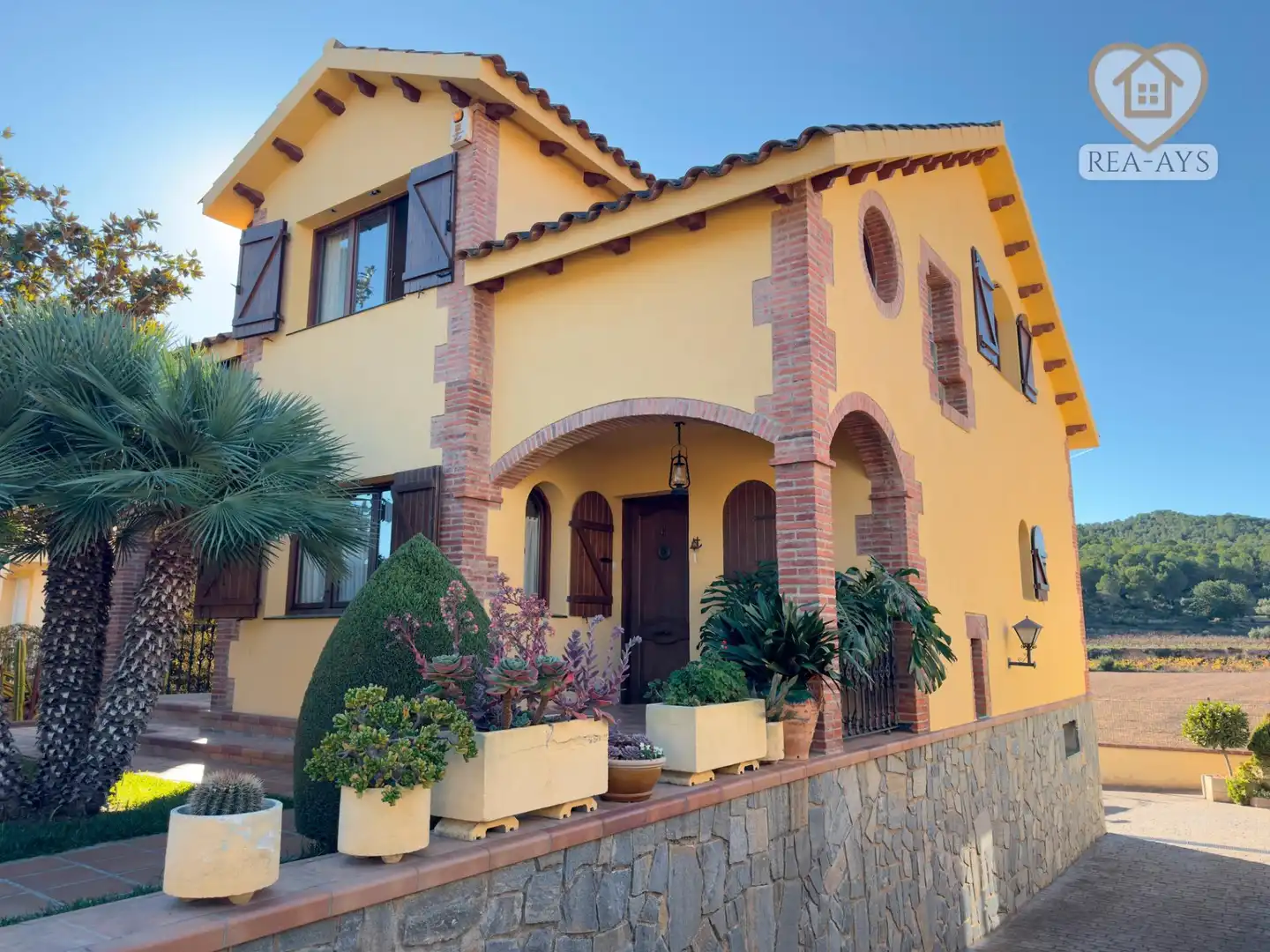 Vista exterior de Casa o chalet en venta en Albinyana con Jardín privado, Terraza y Amueblado